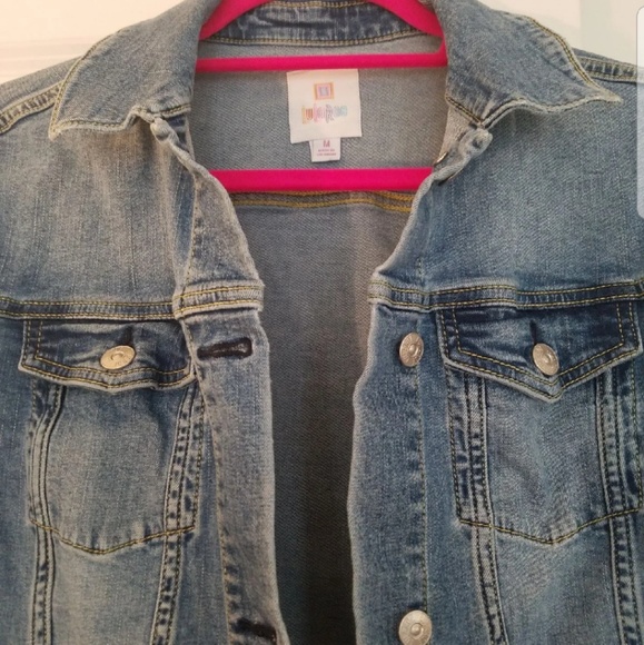 Lularoe Jaxon Plain Jean Jacket - Picture 2 of 6